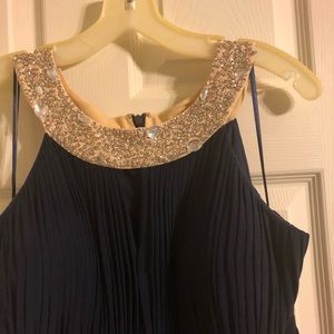 David’s Bridal Formal Gown Navy